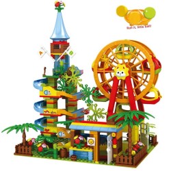 Speeltuin - knikkerpad / reuzenrad - bouwstenen - speelgoedPuzzels & spellen