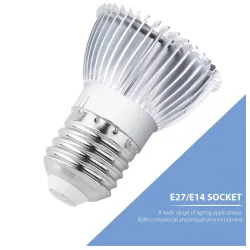 Lampe de culture LED - ampoule - hydroponique - spectre complet - E27 / E14 - 18W / 28W