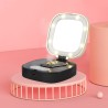 Mini make-up spiegel - met LED licht / sprayer - nano mistMake-Up