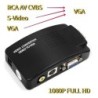 AV naar VGA adapter - RCA VGA converter - schakelkast - 1080P HDHDMI-schakelaars