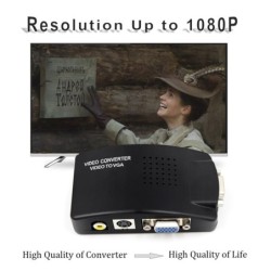 AV naar VGA adapter - RCA VGA converter - schakelkast - 1080P HDHDMI-schakelaars