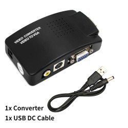 AV naar VGA adapter - RCA VGA converter - schakelkast - 1080P HDHDMI-schakelaars