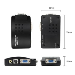 AV naar VGA adapter - RCA VGA converter - schakelkast - 1080P HDHDMI-schakelaars