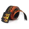 Ceinture en nylon avec motif flamme - unisexe