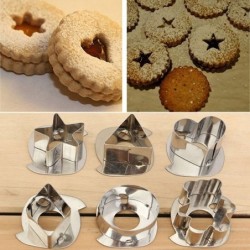Cookie cutters - stainless steel - 12 pieces