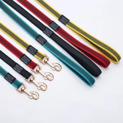 Hondenriem - halsband - antislip - met metalen gesp - 2m / 3m / 5mHalsbanden en Lijnen