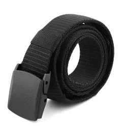 Anti theft belt - with hidden zipper - unisex - 120cmBelts