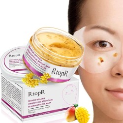 Eye mask - anti-puffiness - anti-wrinkle - mango / golden osmanthus - 40 pieces