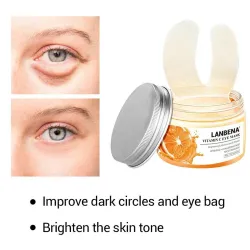 Oogmasker - hydraterende gelpleisters - anti-rimpel - verstevigend - Vitamine C - 50 stuksHuid