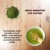 Japans matcha theeservies - bamboe garde - schepje - theelepel - 3 stuksBestek