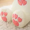 Plush bear - with embroidered hearts / colorful LED lights - toyCuddly toys