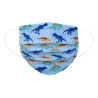 Beschermend gezichts-/mondmasker - 3-laags - wegwerp - voor kinderen - dinosaurus print - 50 stuksMondmaskers