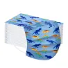 Protective face / mouth mask - 3-ply - disposable - for children - dinosaur print - 50 piecesMouth masks