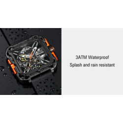 CIGA Design X Series Skeleton - automatic men's watch - stainless steel - waterproof
