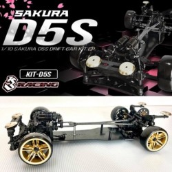 3RACING Sakura D5S MR - Kit DIY - 1/10 - Télécommande - Modèle de cadre de voiture RC