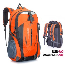 Waterproof nylon backpack - climbing / hiking / travel bag - unisexBackpacks