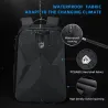 Fashionable backpack - waterproof - anti-theft - USB charging port - for 17.3 Inch laptop