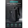 Fashionable backpack - waterproof - anti-theft - USB charging port - for 17.3 Inch laptop