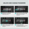 Fashionable backpack - waterproof - anti-theft - USB charging port - for 17.3 Inch laptop