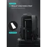 Fashionable backpack - waterproof - anti-theft - USB charging port - for 17.3 Inch laptop