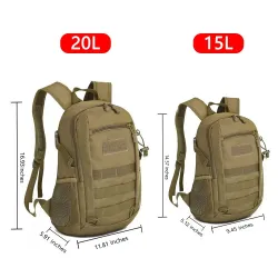 Tactische / militaire rugzak - waterdicht - 15L - 20LRugzakken