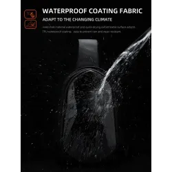 Fenruien - schouder / crossbody tas - met USB oplaadpoort - waterdichtTassen