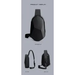 Fenruien - schouder / crossbody tas - met USB oplaadpoort - waterdichtTassen