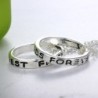 "Best Friends Forever" lettering circle pendant - three color necklaceNecklaces