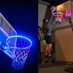 LED basketball hoop light - induction lamp - changeable colors