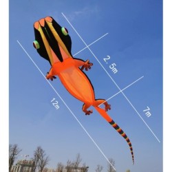 Grand lézard - gecko - cerf-volant - gonflable - monofil - 12m