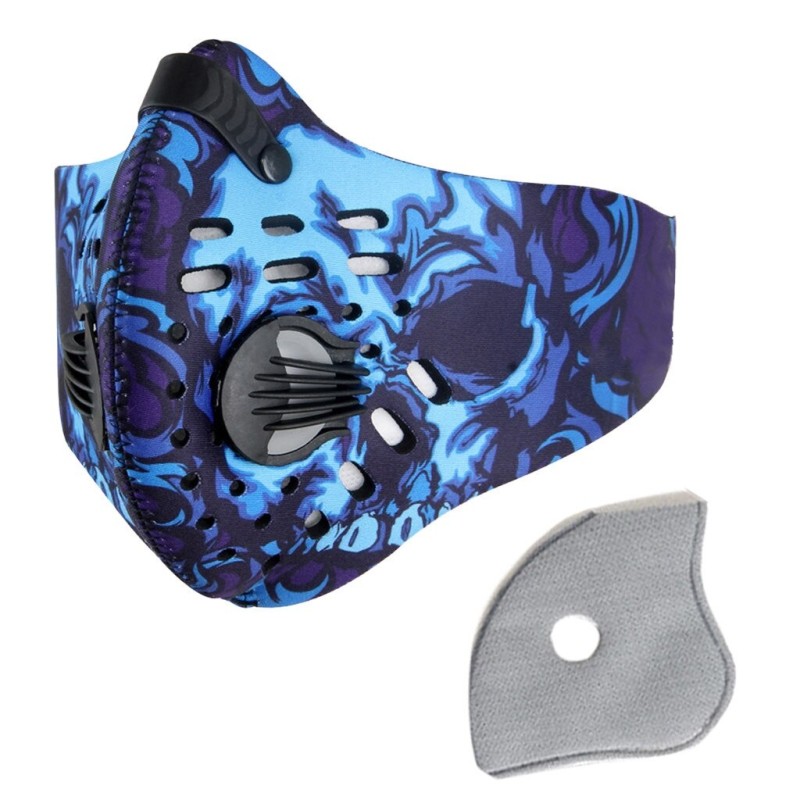 Antibacterial face mask - sports / cycling / windproof / dustproof - with activated carbon filterMouth masks