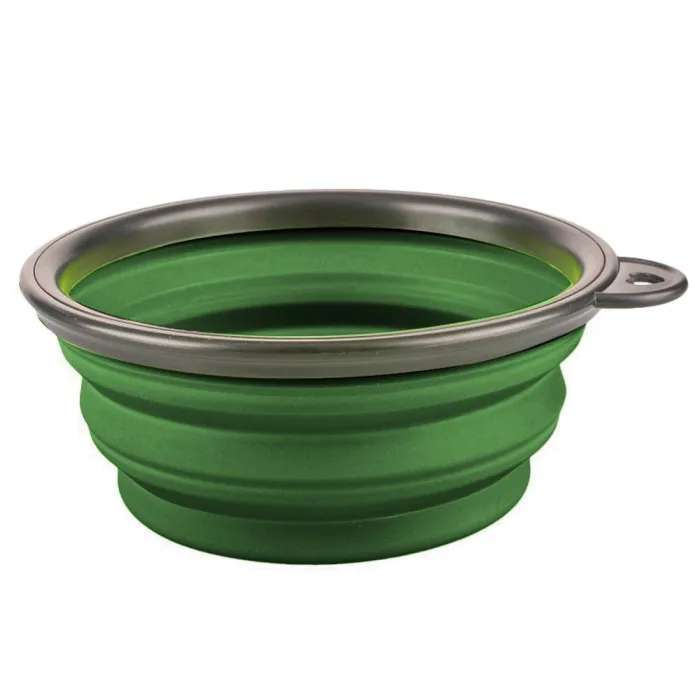 Foldable silicone dog / cat food / drink containerCare