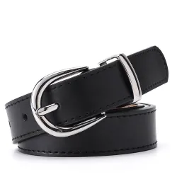 Luxe leren riem - met lichtmetalen gespRiemen