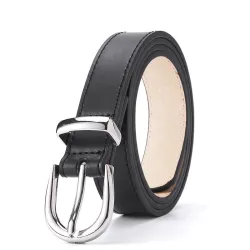 Luxe leren riem - met lichtmetalen gespRiemen