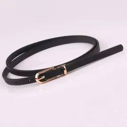 Elegante dunne leren riem - verstelbaarRiemen