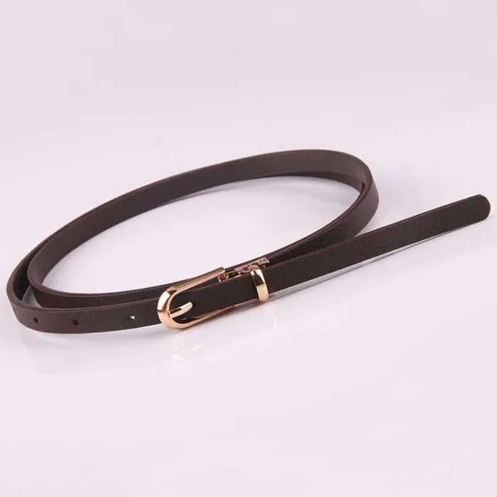 Elegante dunne leren riem - verstelbaarRiemen