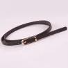 Elegante dunne leren riem - verstelbaarRiemen