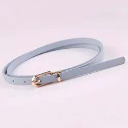 Faux leather belts for women - candy colour - adjustable