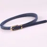 Elegante dunne leren riem - verstelbaarRiemen