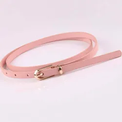 Elegante dunne leren riem - verstelbaarRiemen