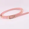 Elegante dunne leren riem - verstelbaarRiemen