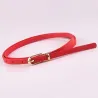 Elegante dunne leren riem - verstelbaarRiemen