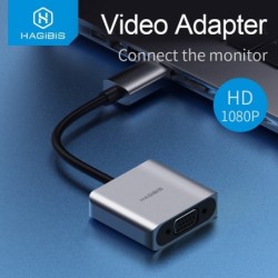 HDMI-compatibel naar VGA-adapter - micro-USB - met video-/audiovoeding - 1080PAudio