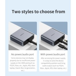 HDMI-compatibel naar VGA-adapter - micro-USB - met video-/audiovoeding - 1080PAudio