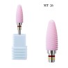 Replaceable rotary heads - bits - for electric nail drill - ceramic diamond - manicure / pedicure