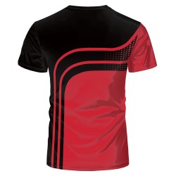 Sport T-shirt met korte mouwen - 3D digitale print - SlimT-Shirts