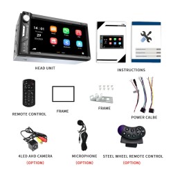 Car radio - touch screen - bluetooth - mp3 player