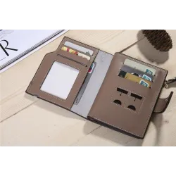 Klassieke retro portemonnee - pasjeshouder - met ritsPortemonnee