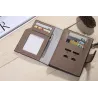 Klassieke retro portemonnee - pasjeshouder - met ritsPortemonnee