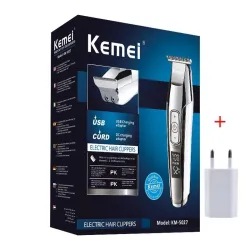 Kemei - professional hair trimmer - cordless - with digital LED displayHair trimmers